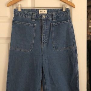 Rollas high waist wide leg jeans